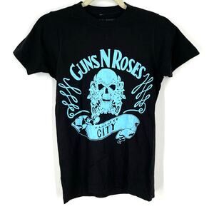 Guns N Roses Paradise City Band Tee Black Women's XS NWOT